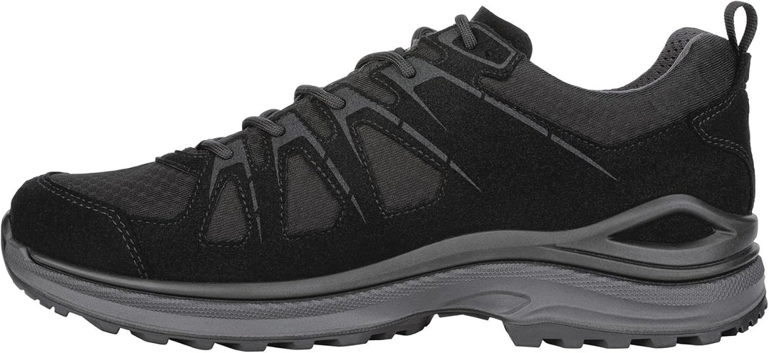 LOWA INNOX EVO GTX LO Unisex Wanderschuh Trekking Outdoor Goretex 310611 navy 46 EU Schwarz, 46 EU S
