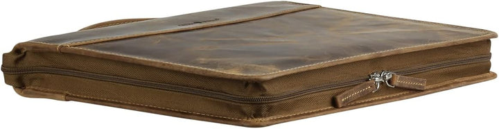 Green Burry Vintage Collegemappe 1746, Braun, 35x28x4cm, Braun