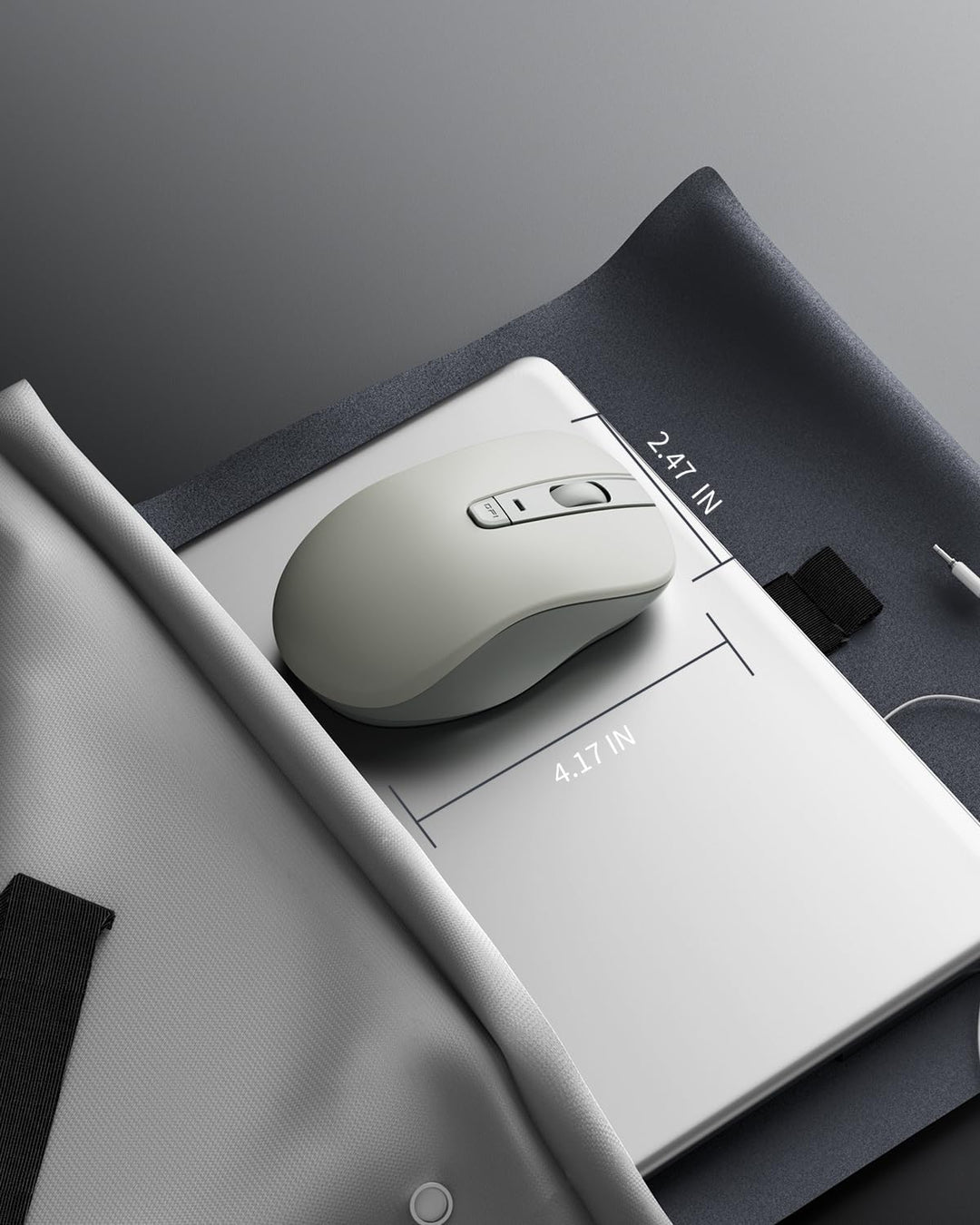 Lenovo Maus kabellos WL300, Wireless Bluetooth Mouse mit leise Klicks, Wireless Computer Mouse,3 Ein