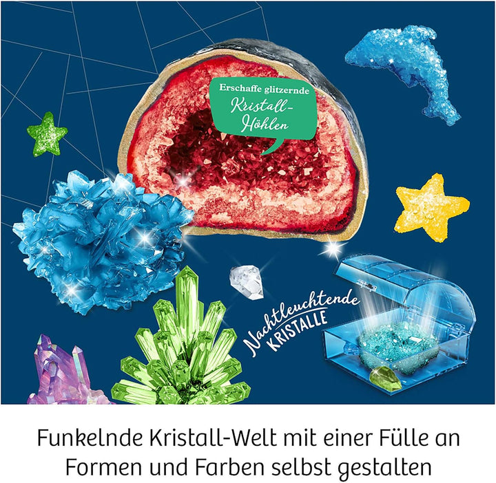 KOSMOS 643522 Kristalle züchten. Lass faszinierende Kristalle wachsen. Komplett-Set, nachtleuchtende