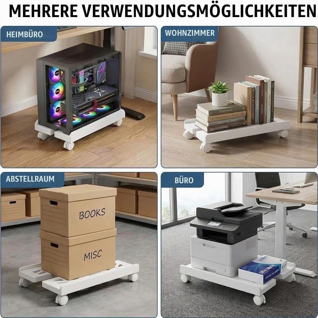 PC-Tower-Computerständer, universellen CPU-Ständer mit Vier Rädern, Computer-Desktop-Ständer, CPU-Wa