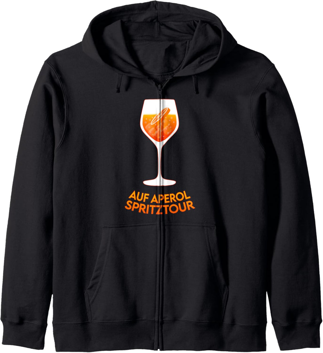 Auf Aperol Spritztour. Sommergetränk 2020 Aperol Spritz Fun Kapuzenjacke