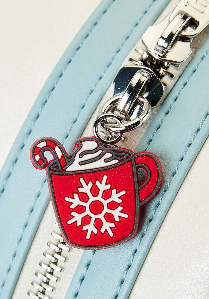 Disney Stitch Holiday Snow Angel Glitter Mini Rucksack, Weiss/opulenter Garten, Einheitsgrösse, Mini