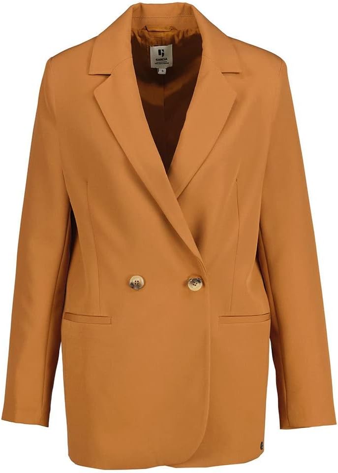 GARCIA Damen Colbert + Gilet Lässiger Blazer, Burnt Sand