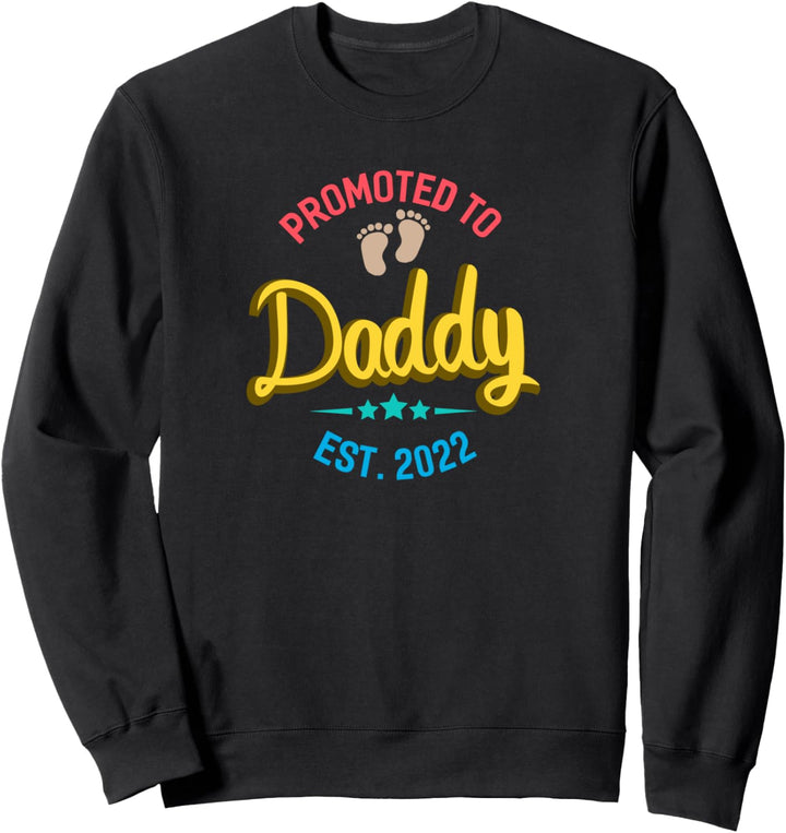 Papa 2022, Vater werden Geschenk, Befördert zum Papa, Mann Sweatshirt