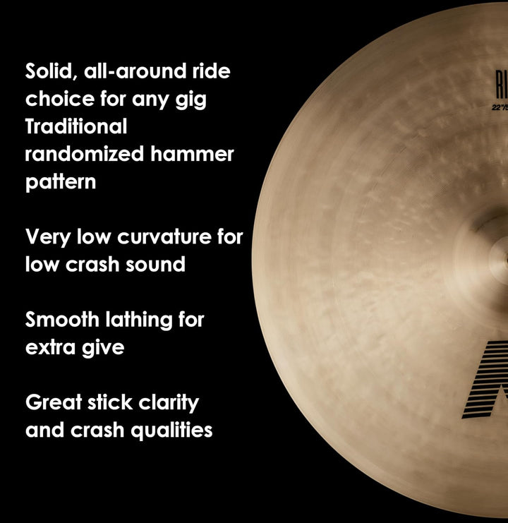 Zildjian K Zildjian Series - 22" Ride Cymbal 22 Zoll Ride, 22 Zoll Ride