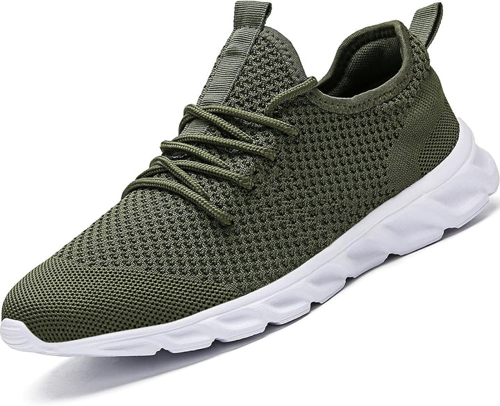MGNLRTI Herren Sneaker Walkingschuhe Atmungsaktiv Strassenlaufschuhe Leicht Freizeit Sportschuhe für