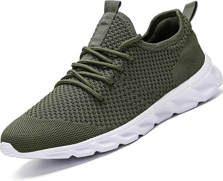 Herren Sneaker Walkingschuhe Atmungsaktiv Strassenlaufschuhe Leicht Freizeit Sportschuhe für Hallen