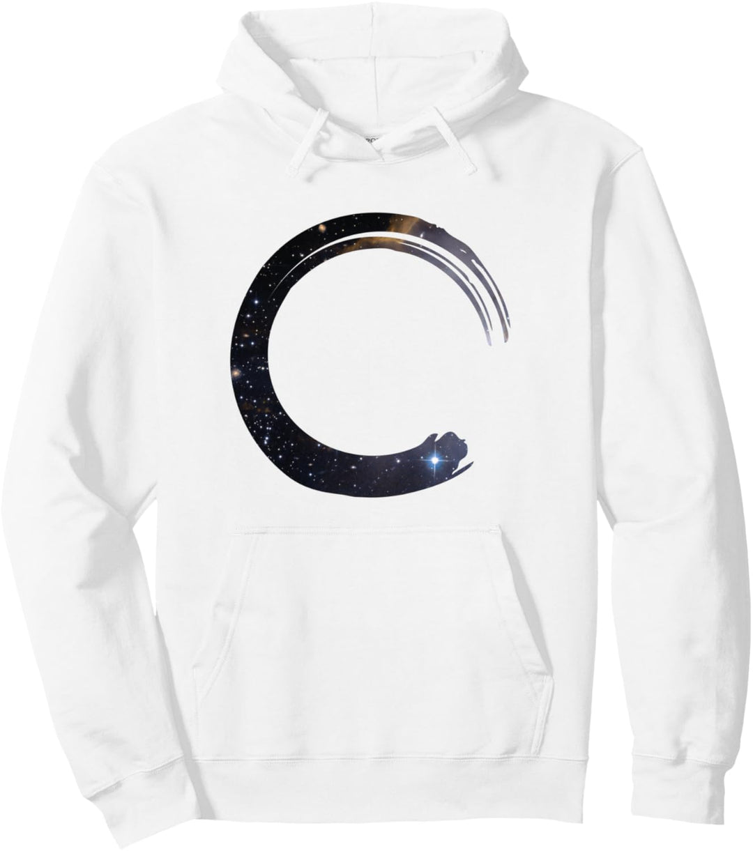 Enso Zen Kreis der Erleuchtung Universum Hintergrund Pullover Hoodie