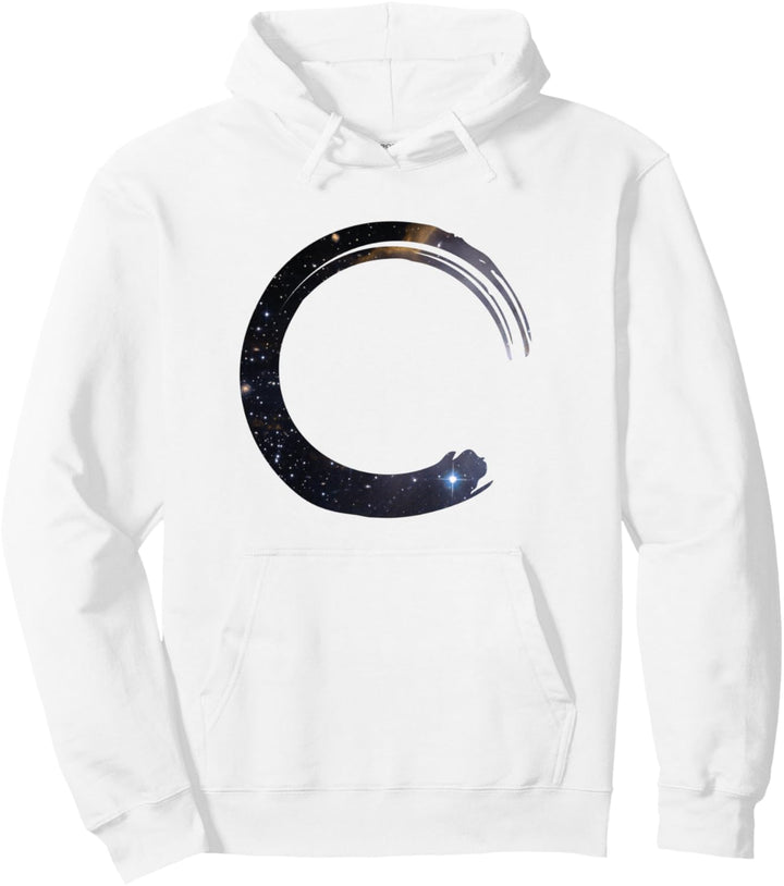 Enso Zen Kreis der Erleuchtung Universum Hintergrund Pullover Hoodie
