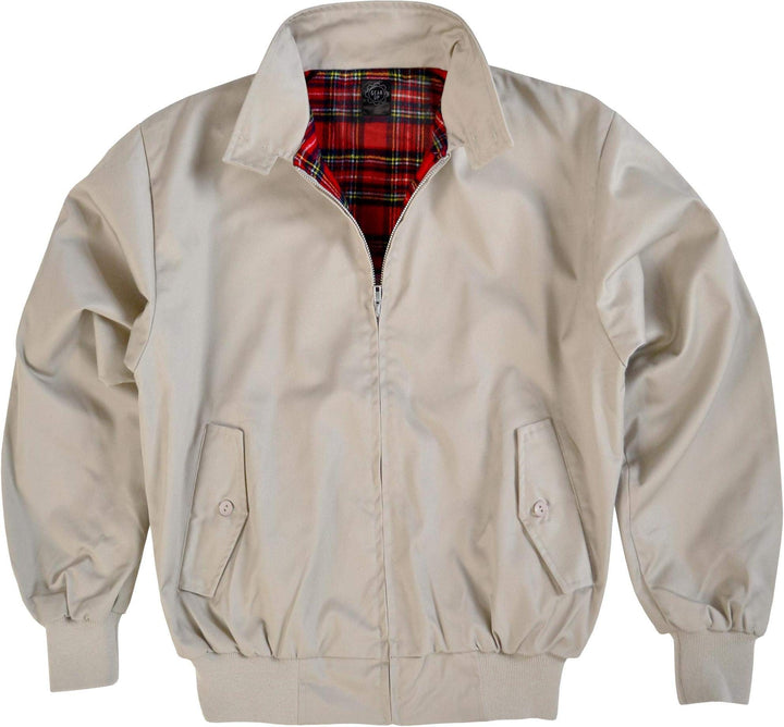 Original GearUp® Harrington Jacke English Style in 12 verschiedenen Designs wählbar, Beige