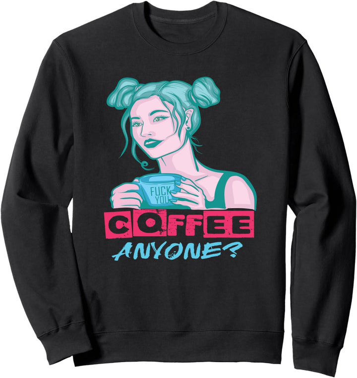 Kaffee Pastell Goth Japanische Anime Kawaii Menhera Sweatshirt