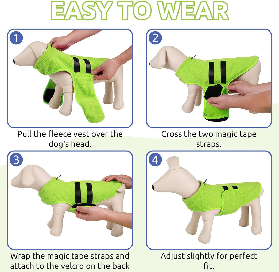 Hundepullover Fleece Weste Hundemäntel Winter Warmer Hundeweste für Kleine Hunde Weicher Fleece Hund