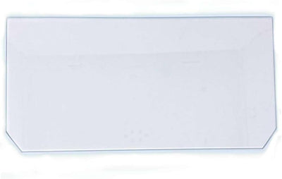 Glas Revolution Kühlschrank Einlegeboden - Klarglas 4 mm – Glasplatte, 2 abgeschrägte Ecken, alle Ma
