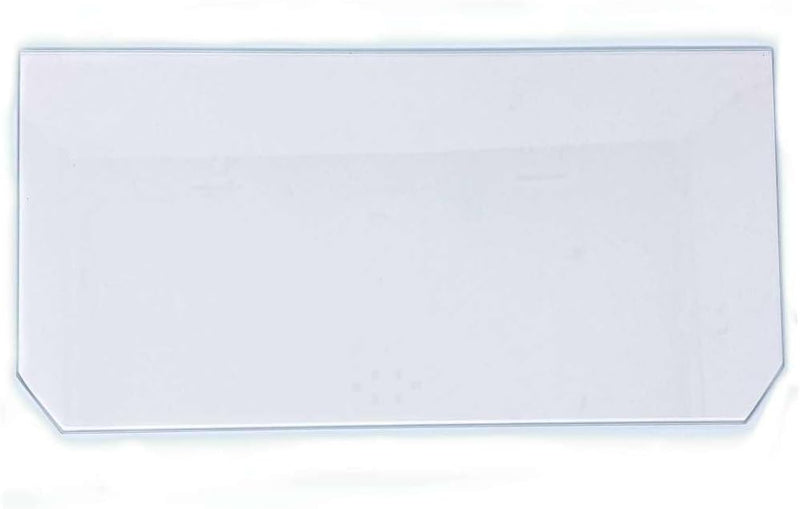 Glas Revolution Kühlschrank Einlegeboden - Klarglas 4 mm – Glasplatte, 2 abgeschrägte Ecken, alle Ma