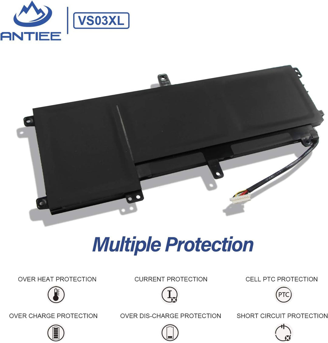 ANTIEE VS03XL Laptop Akku für HP Envy 15T-AS000 15T-AS100 15-AS000 15-AS133CL AS020NR AS027CL AS182C
