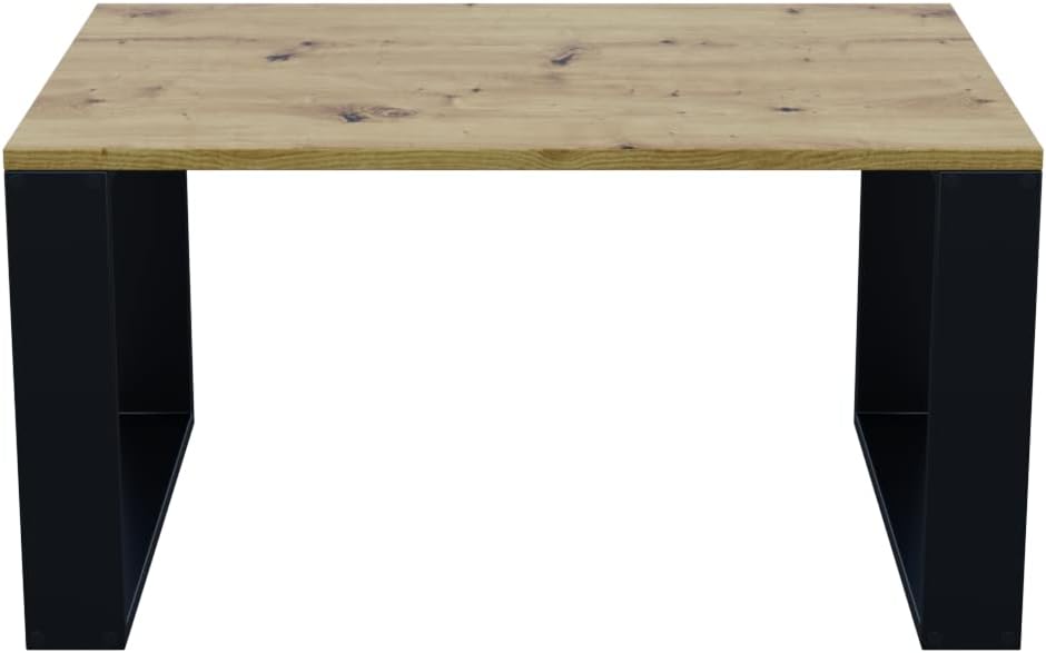 AKKE Couchtisch Wohnzimmertisch Beistelltisch Tisch Für Wohnzimmer Artisan Oak Yellow 90 x 60 x 55 L