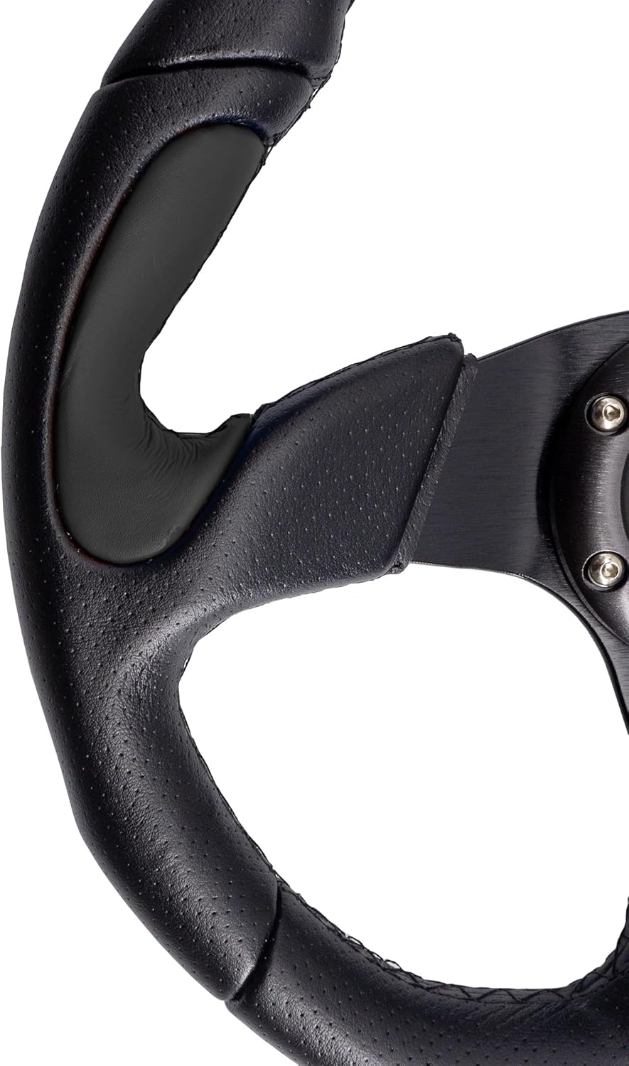 Simoni Racing X2330PUN/P X2 Black Universal Steering Wheel, Schwarz