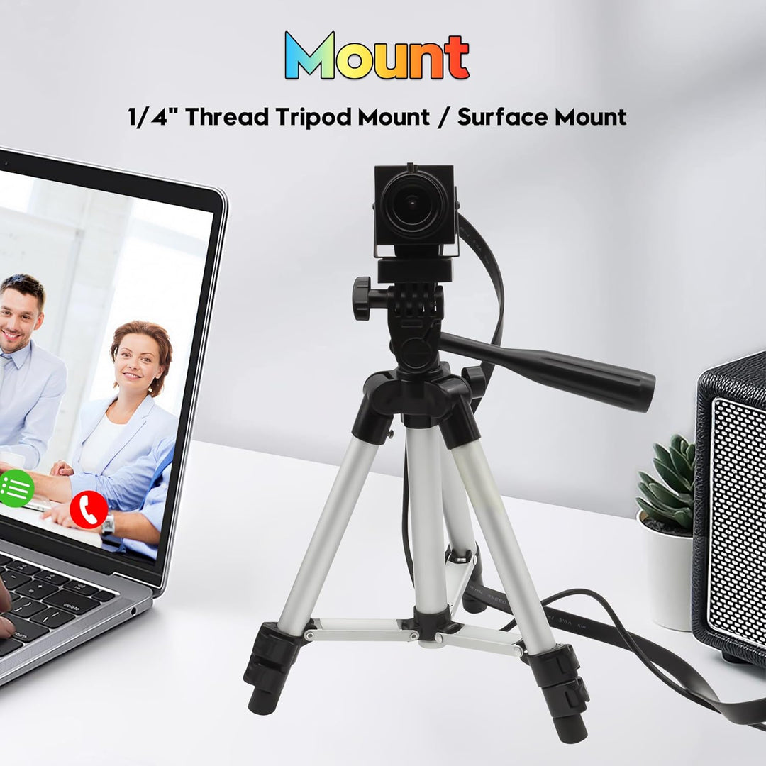 Svpro HDMI USB Zoom Kamera 4K 60fps USB3.0 Manueller Fokus Webcam mit 2.8-12mm optischem Zoomobjekti
