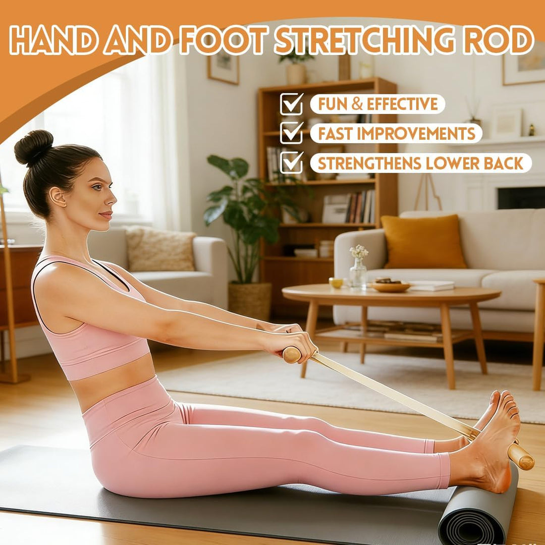 Dehngerät & Stretchinggerät 2-in-1, 2-in-1 Flexibilitäts- & Rückentrainer, Rückenstrecker mit Variab