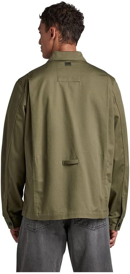 G-STAR RAW Herren Worker Overshirts L Grün (Shadow Olive D21445-c900-b230), L Grün (Shadow Olive D21