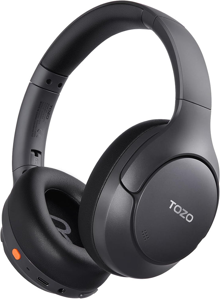 TOZO HT3 Kopfhörer Kabellos Bluetooth Over Ear, Noise Cancelling Kopfhörer mit Mikrofone,90 Std, Hi-