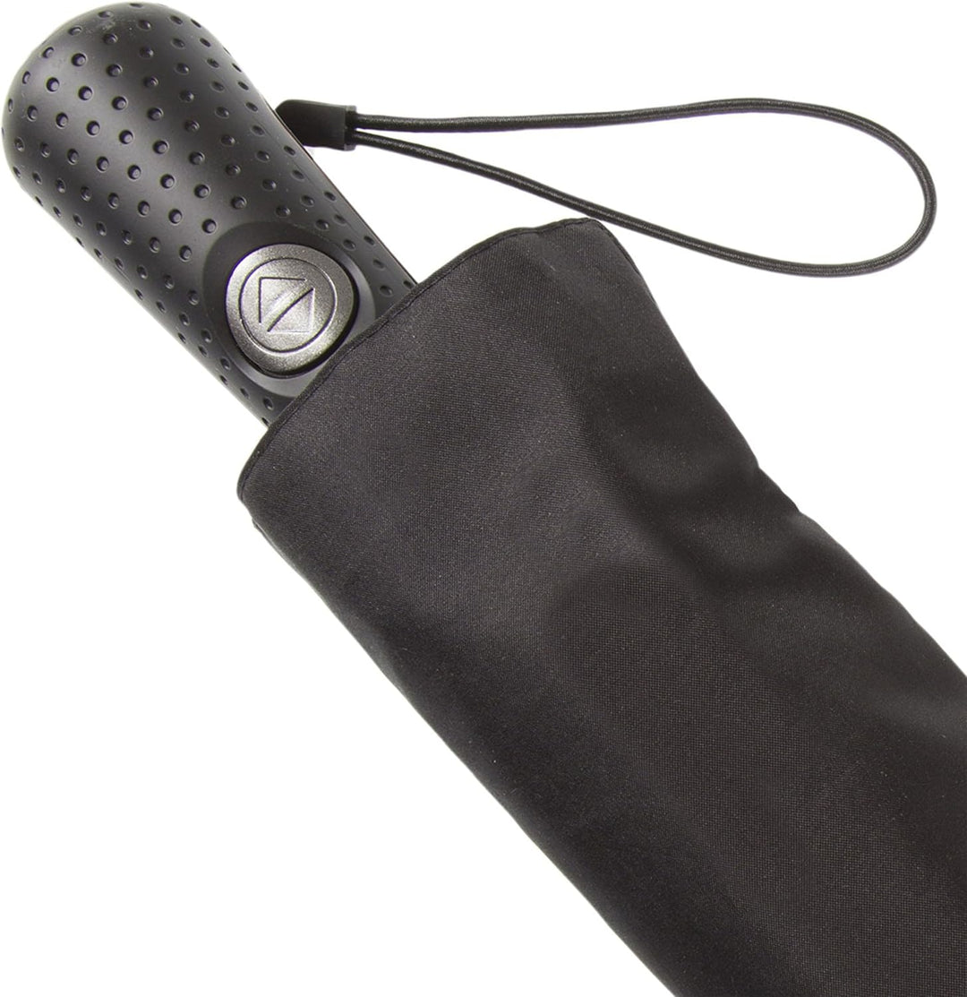 Isotoner X-TRA Regenschirm, gross, Schwarz