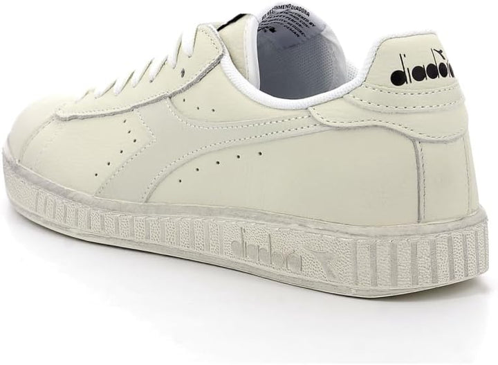 Diadora Game L Low Waxed 9000006031, Sneakers 36 EU Weiss White White White, 36 EU Wei&#xDF; White W