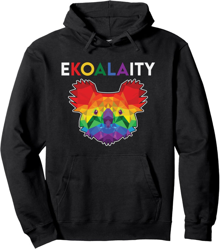 Süsser Ekoalaity Regenbogen LGBT Koala Gay Pride Pullover Hoodie