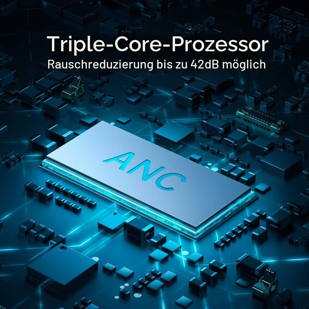 OPPO Enco Free2i kabellose Kopfhörer, Wiedergabezeit mit Lade-Case: bis zu 30 Stunden, Bluetooth 5.2