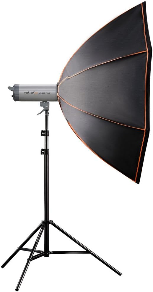 Walimex Pro Octagon Orange Line 120 Softbox ohne Adapter, ohne Adapter