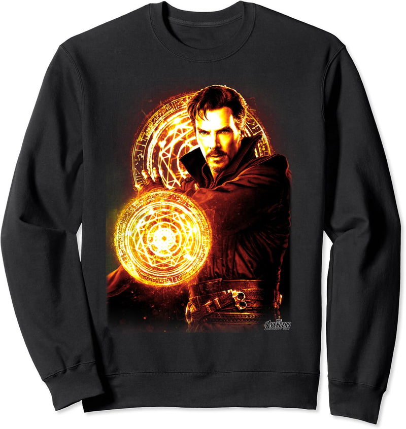 Marvel Infinity War Dr. Strange Fire Symbol Sweatshirt