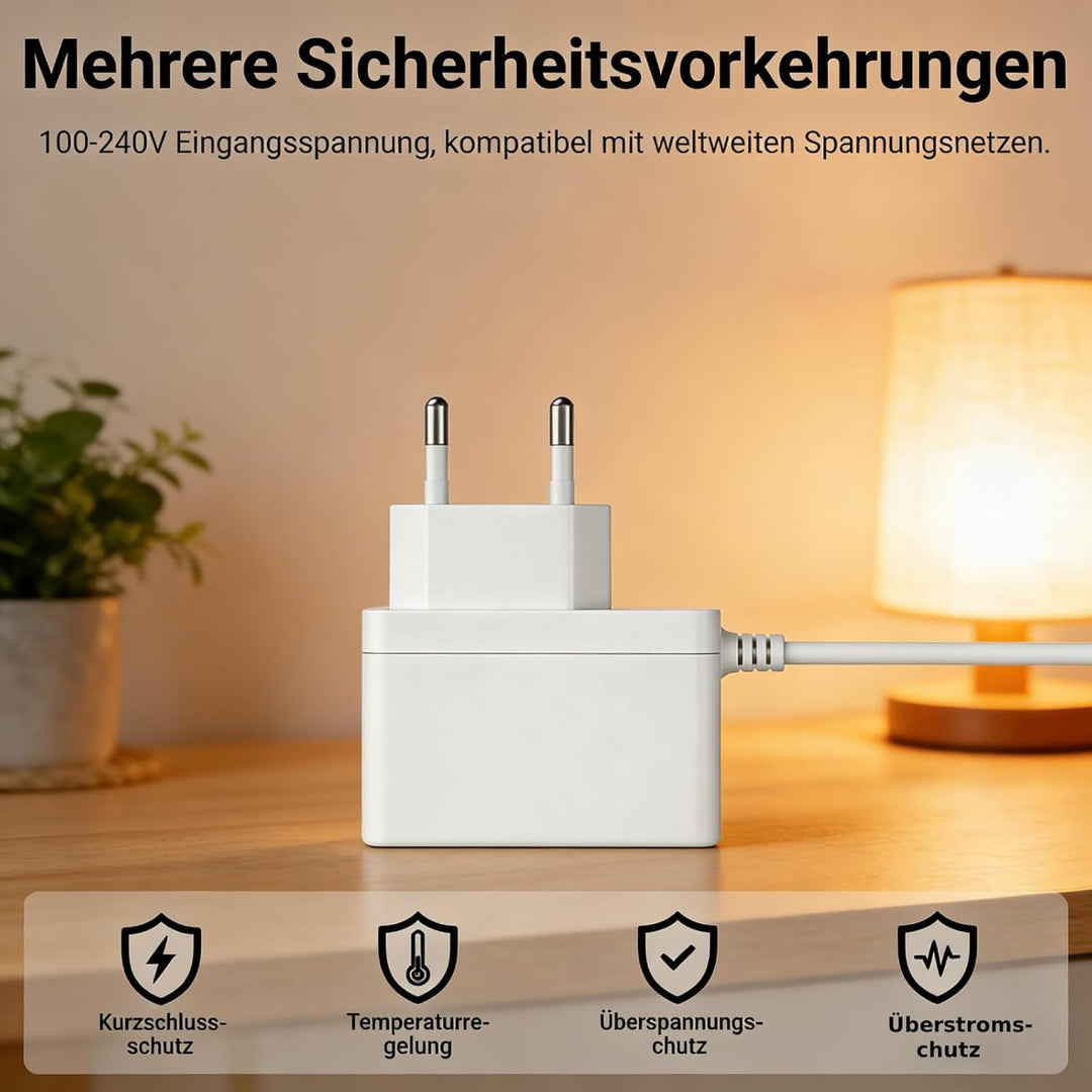Netzteil für Standventilator – Kompatibel mit Levoit DC Motor Leiser Ventilator LPF-R432 ‎LPF-R432-W
