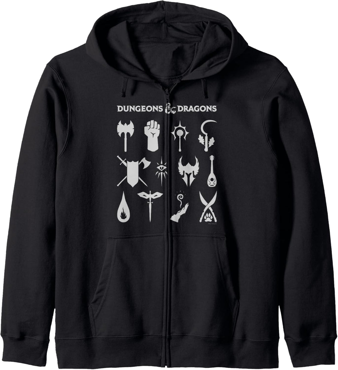 Dungeons &amp; Dragons Classes Icons Kapuzenjacke