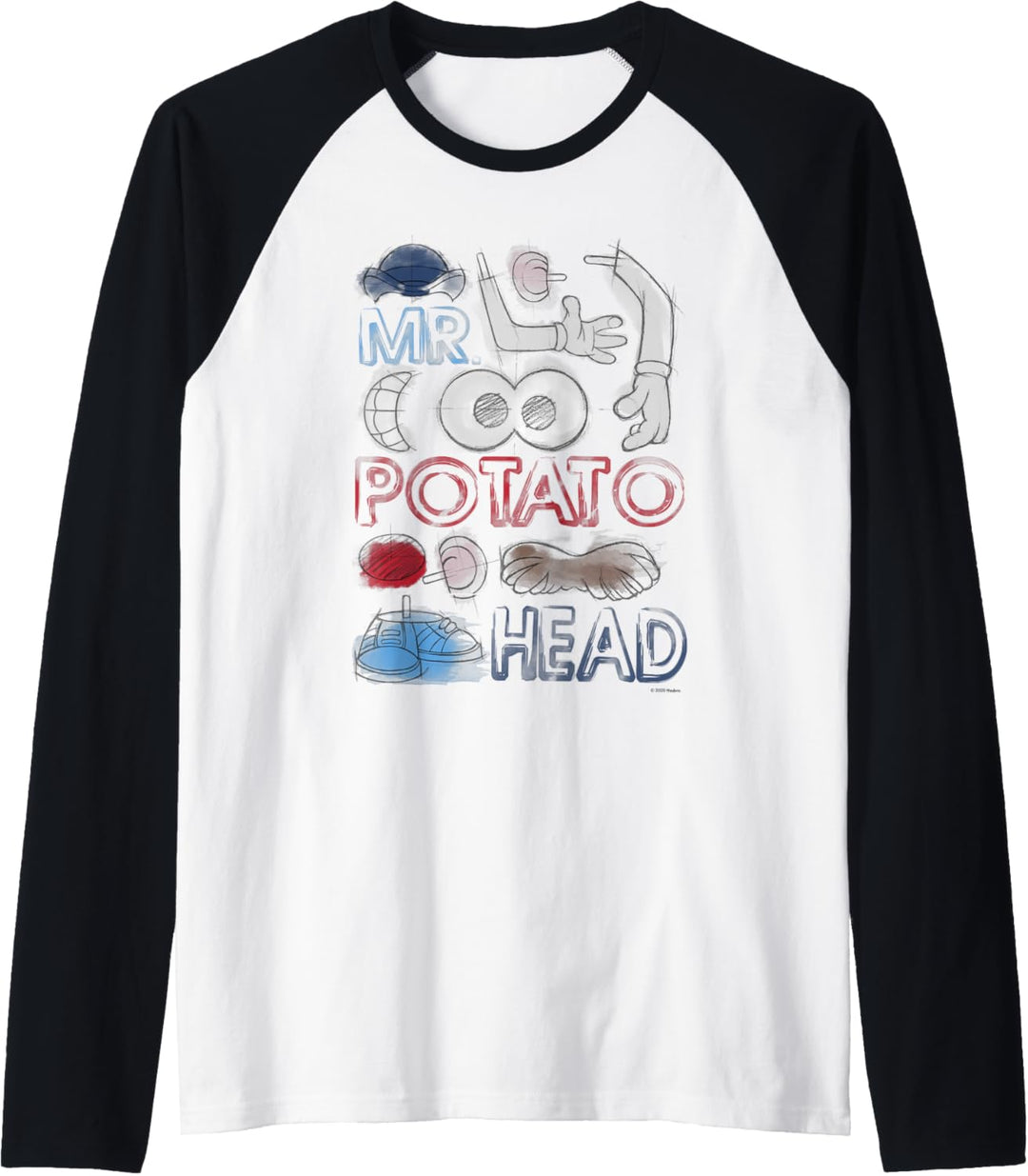 Mr. Potato Head Pieces Raglan