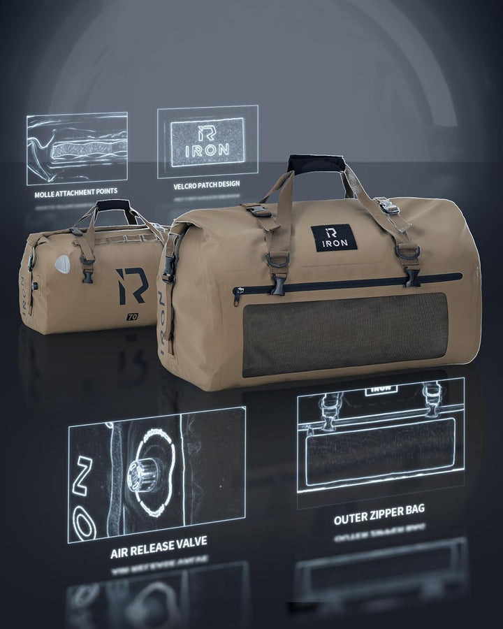 IRON JIA'S Motorradtasche Gepäckrolle wasserdichte Motorrad Hecktasche Satteltasche Reisetasche mit