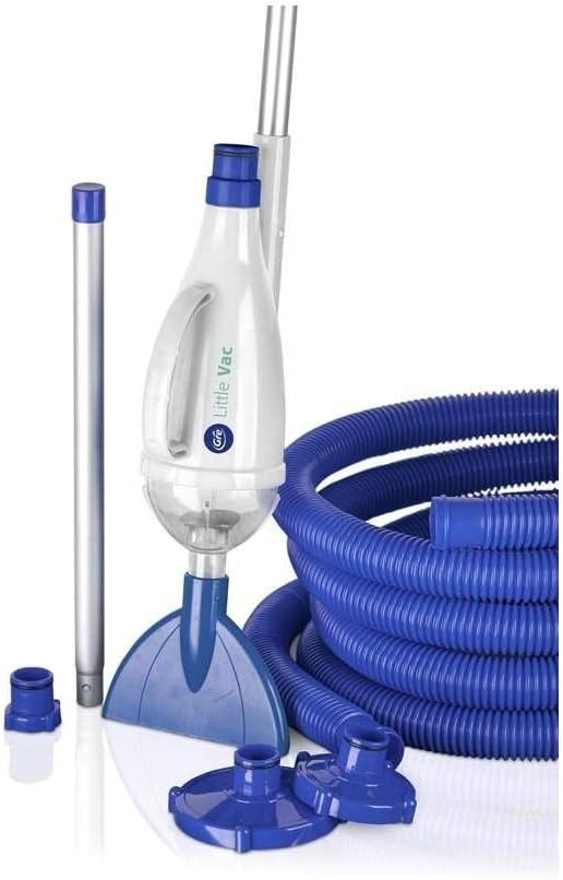 Gre 08011A Little Vac - Poolreiniger mit manueller Absaugung 2m3/h Little Single, Little Single