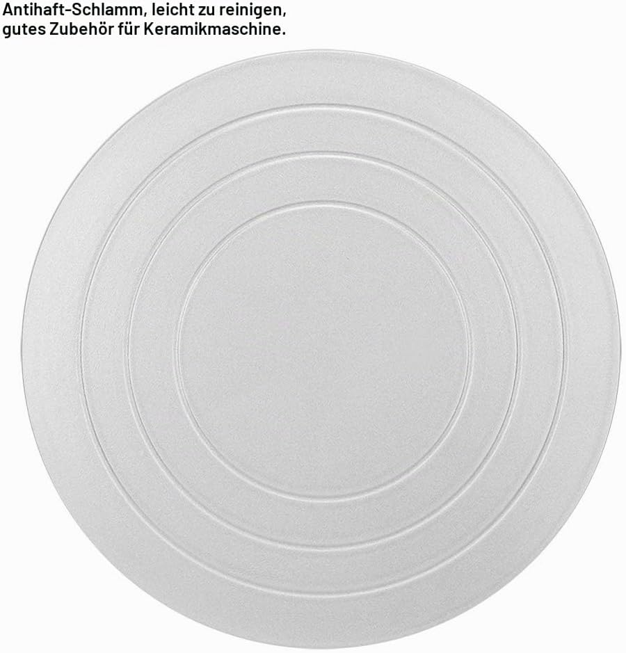 Töpferscheibe, Keramik-Drehscheibe, Drehtisch aus Metall für Skulpturen, Klassenzimmer, Töpfer-Klass