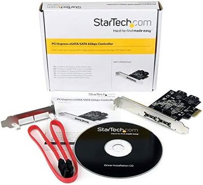 StarTech.com 2 Port SATA III PCI Express Schnittstellenkarte - 2 Port Serial-ATA 6Gbit/s PCIe Karte