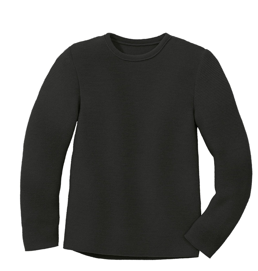 Disana Linksstrick-Pullover 86-92 Anthrazit, 86-92 Anthrazit