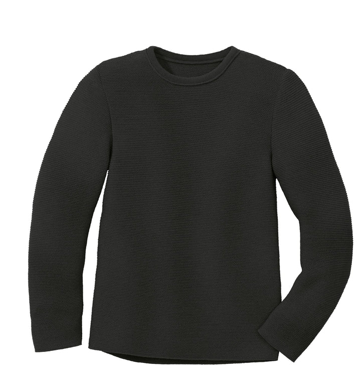 Disana Linksstrick-Pullover 86-92 Anthrazit, 86-92 Anthrazit