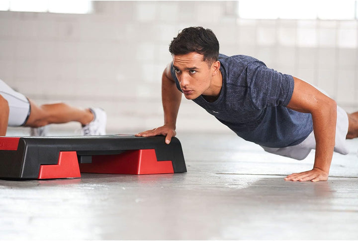 Reebok Fitness Mehrzweck-Schrittplattform für Aerobic, Krafttraining, für HIIT, Cardio, und allgemei