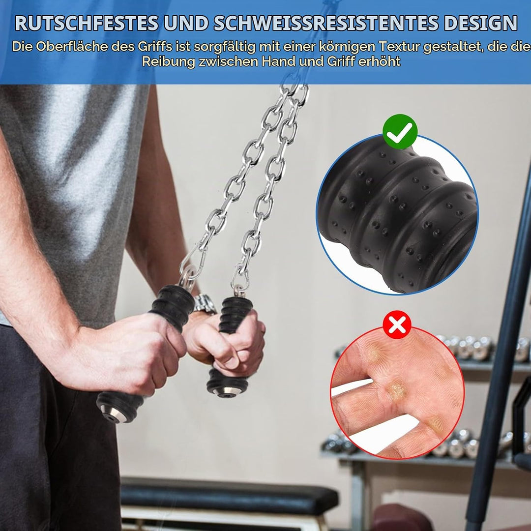 Cyrank Krafttraining Single Grip, Fitness Einhandgriff, Kabelzug Griffe, Push Down Single Gym Handle