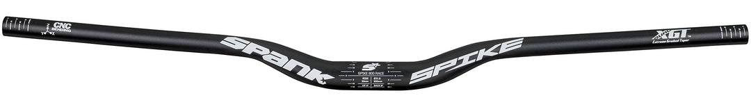 Spank Spike 800 Race bar, XGT, 31.8 mm, shotpeen Lenker, Black, 15 mm Schwarz 15 mm, Schwarz 15 mm