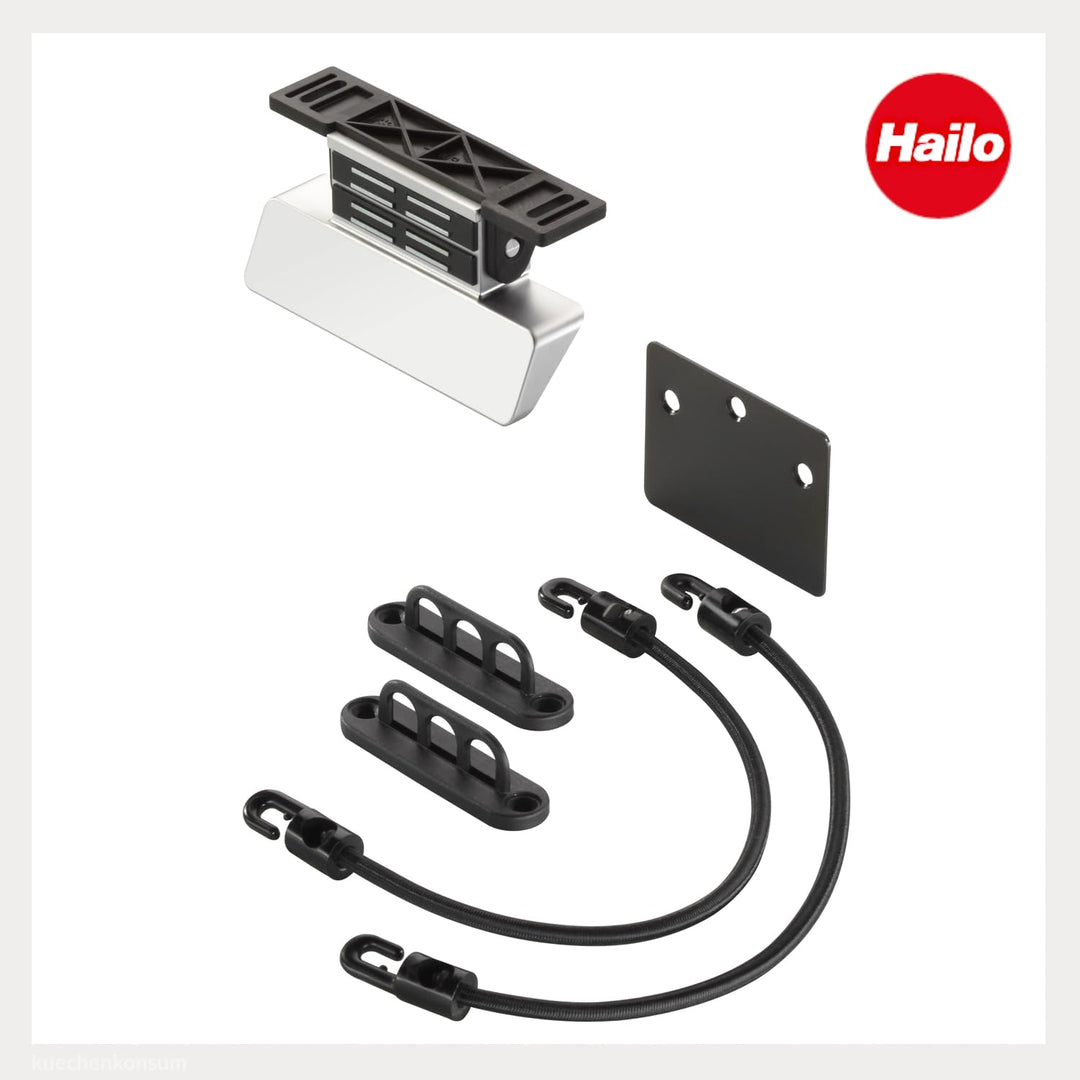 Hailo Kick and Go 3691401 | Öffnungssystem für Abfallsammler per Fusstritt | passend für Unterschran