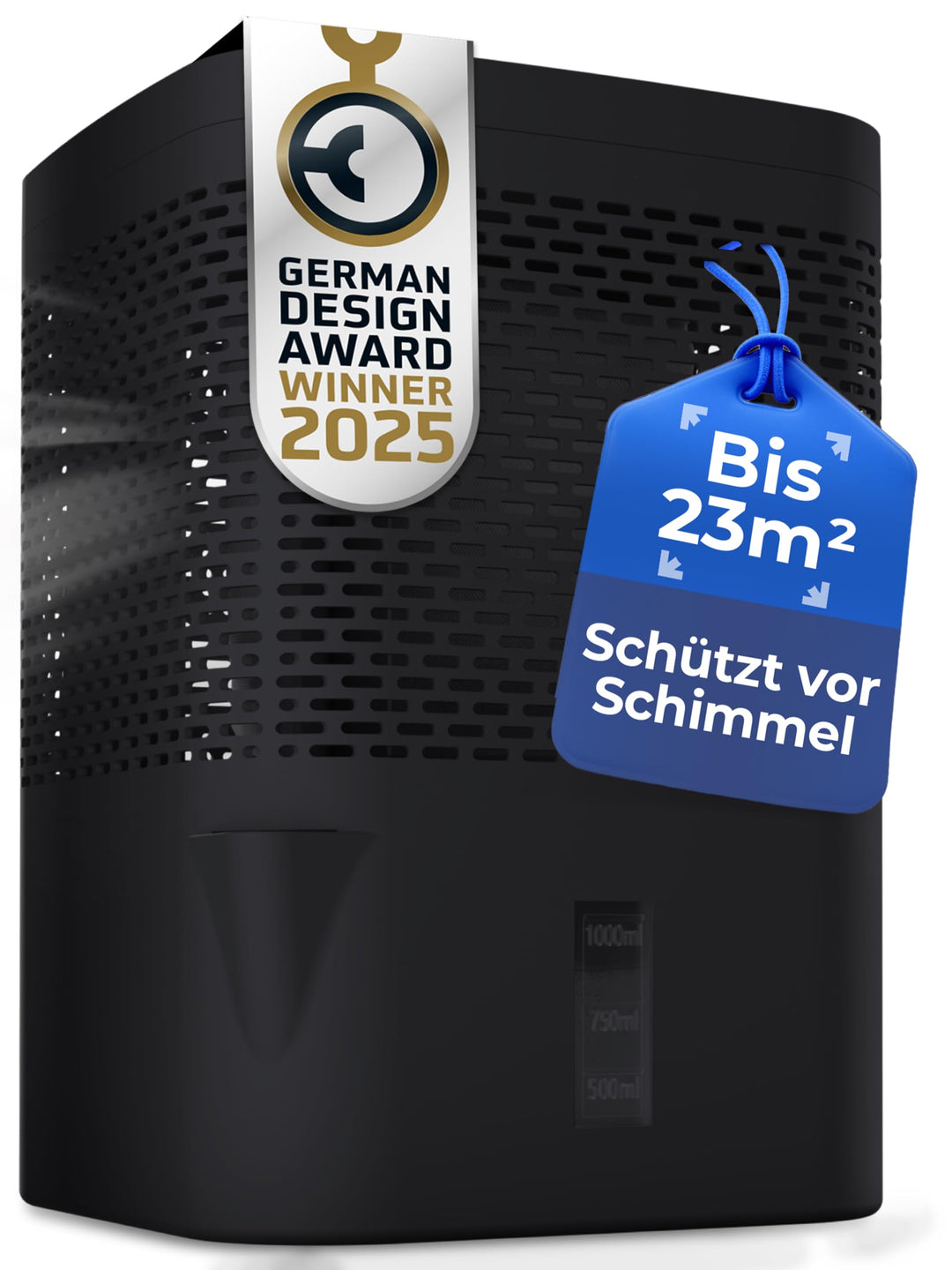 BonAura® Luftentfeuchter ohne Strom - Raumentfeuchter für Keller, Bad uvm. - 680g Luftenfeuchter Nac
