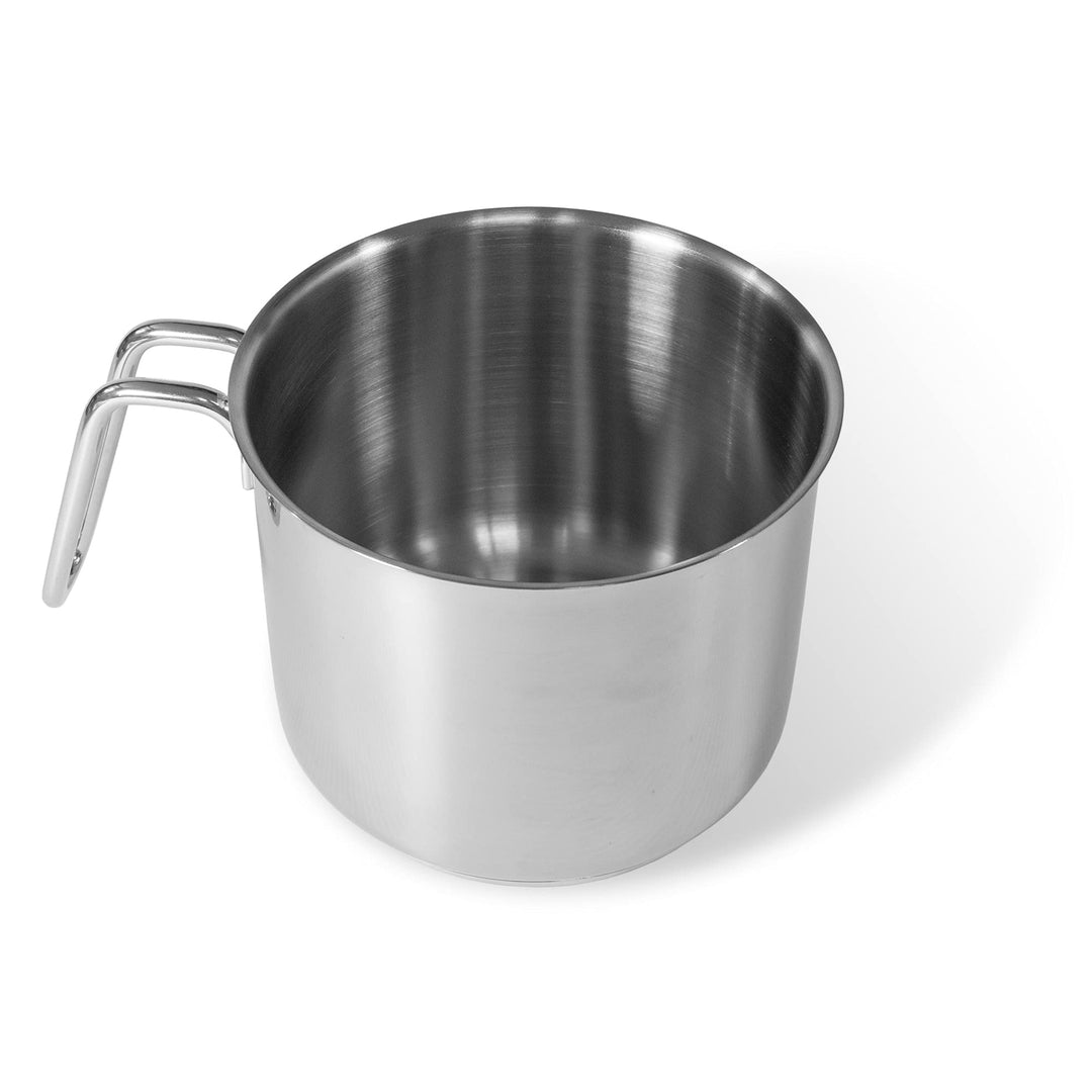 Moneta Allegro Bollilatte 12 cm in Acciaio Inox per tutti i Fuochi 1.3 Litri 12cm, 12cm