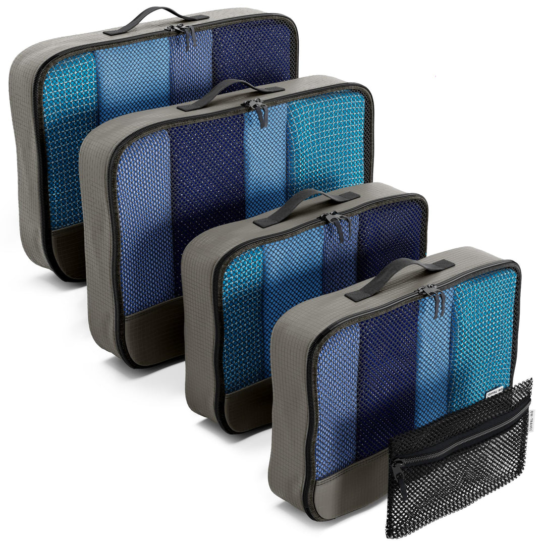 OW-Travel Einfach zu Organisierende Packtaschen für Koffer. Kleiderlagerung mit Reisewürfeln ein Kle
