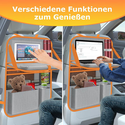 Oneyus Auto Organizer, Autositz Organizer Grosse Rückenlehnenschutz Auto Kinder Multifunktional Wass