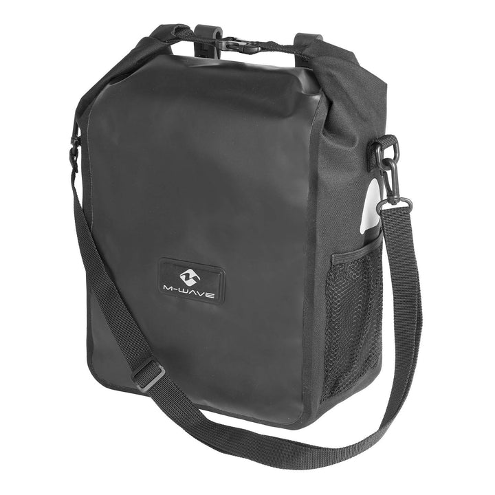 Fahrrad Gepäckträgertasche wasserdicht, 16 L, Clip-on-Halter, Schultergurt, Edmonton von M-Wave, Sch